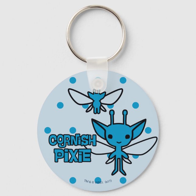 Llavero Personalizado Cornish Pixie Character Art (Anverso)
