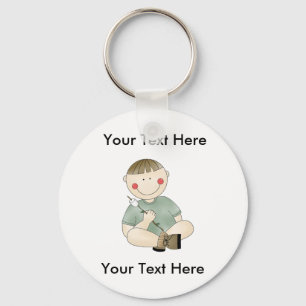 Llavero Personalizado Cowboy Camping Keychain