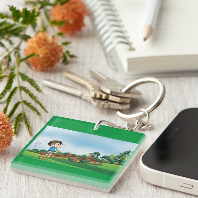 Llavero Personalizado Cuidad Golf Fun Golf Lover Design (Subido por el creador)
