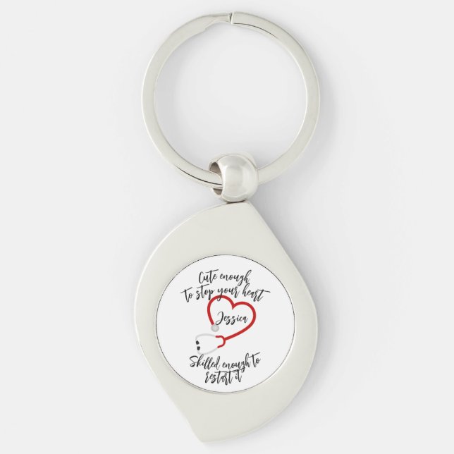 Llavero Personalizado Cuidado Y Calificado Trabajador De L (Anverso)