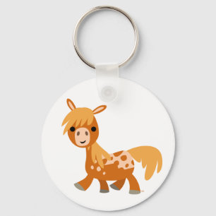 Llavero Personalizado Cute Appaloosa Pony Keychain