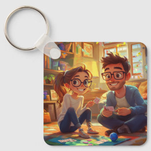 Llavero Personalizado Cute dos fotos doble cara personaliz