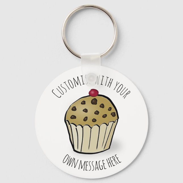 Llavero Personalizado Cute Mini Muffin (Anverso)
