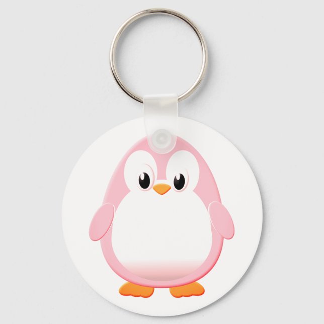 Llavero Personalizado Cute Penguin (Anverso)