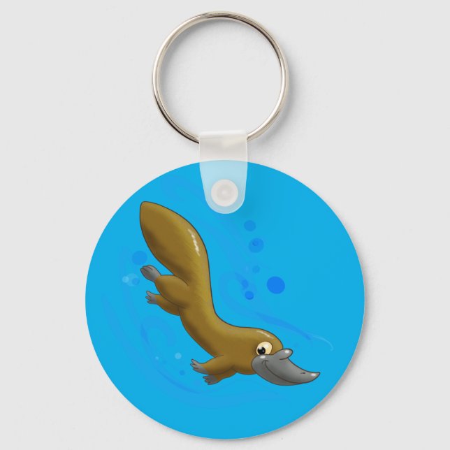 Llavero Personalizado Cute Platypus (Anverso)
