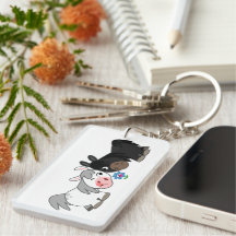 Personalizado Cute Ponies Standoff Keychain acríli