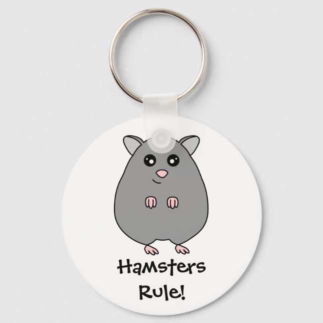 Llavero Personalizado Cuto Hamster - Cadena de claves de r (Anverso)