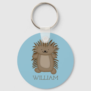 Llavero Personalizado Cuto Porcupine con su nombre o texto
