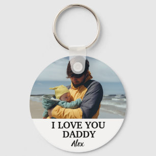 Llavero Personalizado Daddy Keychain, Te Amo Papi Keyc