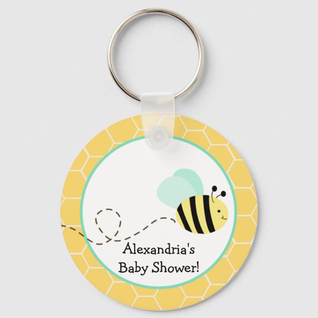 Llavero Personalizado de abeja Bumble (Anverso)