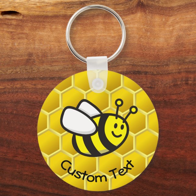 Llavero Personalizado de abejas (Anverso)