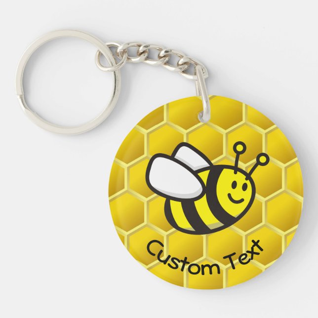 Llavero Personalizado de abejas (Frente)