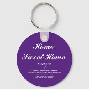 Llavero Personalizado de agente inmobiliario de regalo de 
