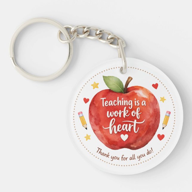 Llavero Personalizado de Agradecimiento para Maest (Frente)
