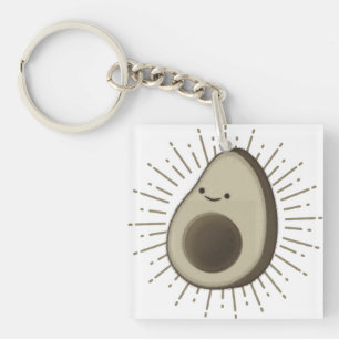 Llavero Personalizado De Aguacate En Estilo Vintage