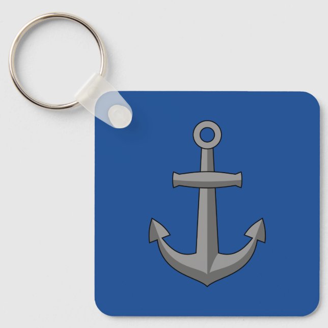 Llavero Personalizado de anclaje de barco (Anverso)