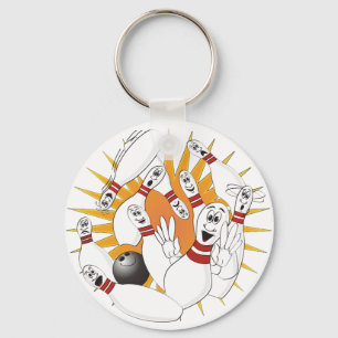 Llavero Personalizado de ataque de boliche Pins