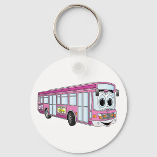 Llavero Personalizado de Autobús de la Ciudad Rosa