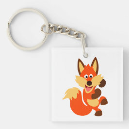 Llavero Personalizado de baile lindo Fox Acrylic Keychain