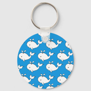 Llavero Personalizado de ballenas con patrón de ballena di
