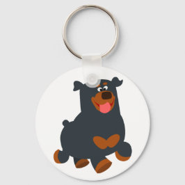 Llavero Personalizado de banda ancha Rottweiler Keychain