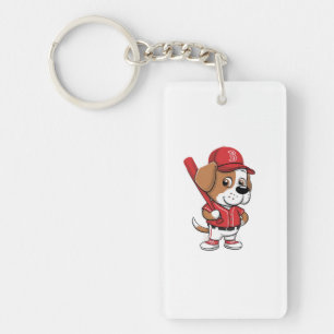 Llavero Personalizado de Cachorros de Béisbol