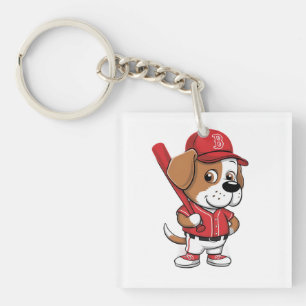Llavero Personalizado de Cachorros de Béisbol