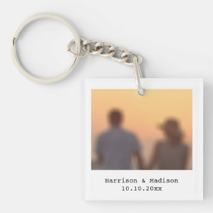 Llavero Personalizado de citas con nombres de fotos instan