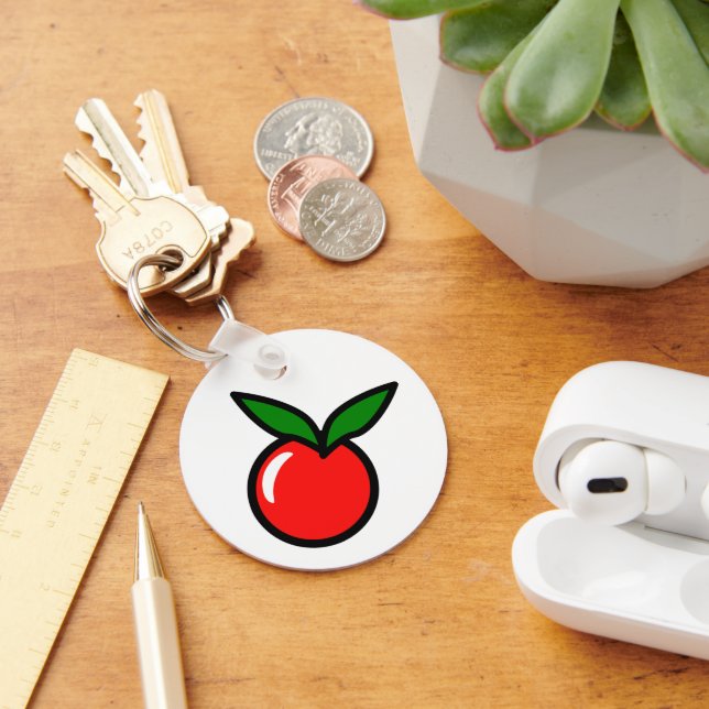Llavero Personalizado de cocina divertida de Apple Cherry  (Escritorio )
