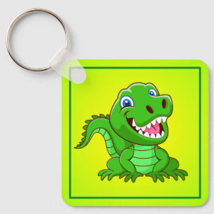 Llavero Personalizado de cocodrilos sonrientes