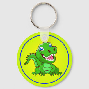 Llavero Personalizado de cocodrilos sonrientes-64836