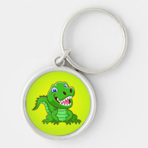 Llavero Personalizado de cocodrilos sonrientes-64836