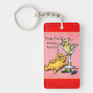 Llavero Personalizado de cócteles Gatitos de vacaciones Es
