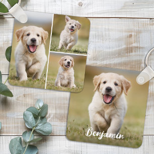 Llavero Personalizado de Collage de fotos Mascota de perr
