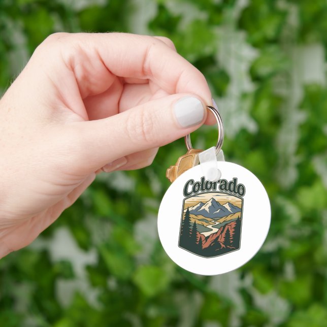 Llavero personalizado de Colorado (Mano)