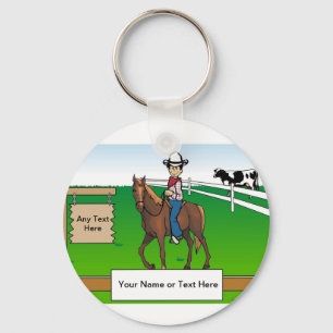 Llavero Personalizado de Cowboy personalizado