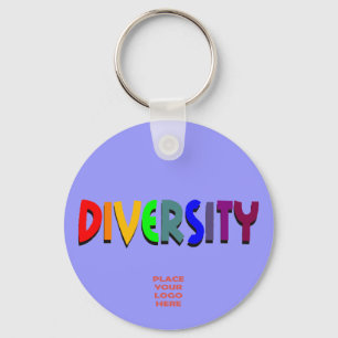 Llavero Personalizado de diversidad Darker Periwinkle Keyc