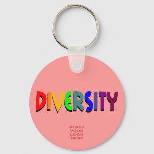 Llavero Personalizado de diversidad Salmon Keychain