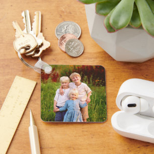 Llavero Personalizado de Doble Cara con 2 Fotos de