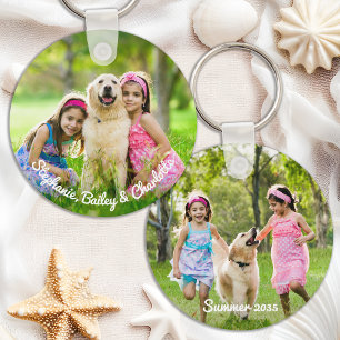 Llavero Personalizado De Dos Lados Personalizado Dos Foto