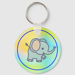 Llavero Personalizado de elefante bebé lindo-47767
