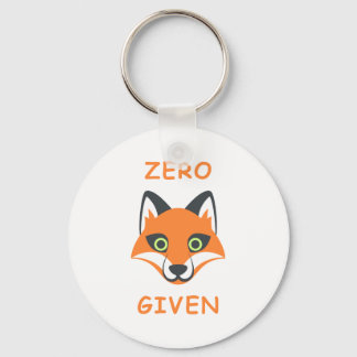 Llavero Personalizado de Emoji de frases de moda Zero Fox