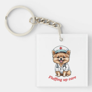 Llavero Personalizado de enfermería con cadena de diseño d