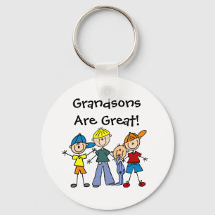 Llavero personalizado de familia de figuras de pal