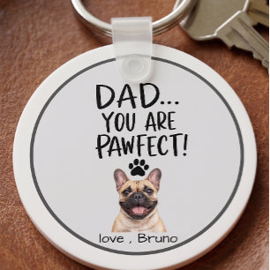Llavero Personalizado de Foto de Papá Perro   Rega