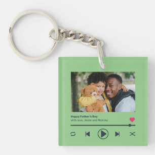Llavero Personalizado de fotografía del Primer Día del Pad