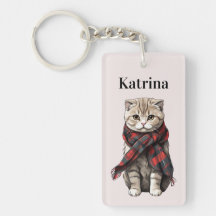Personalizado de gato de pez frito escocés