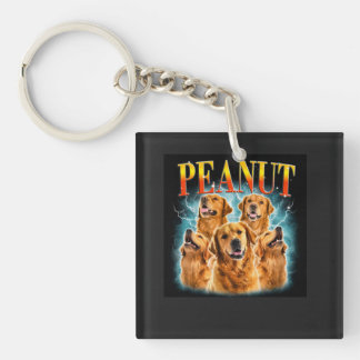 Llavero Personalizado de Golden Retriever
