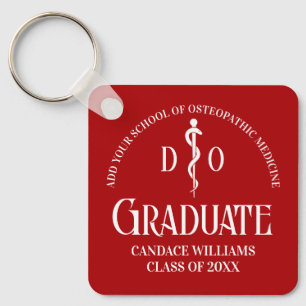 Llavero Personalizado de Graduación de la Escuela Médica O