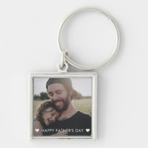 Llavero Personalizado de Guay moderno feliz foto del Día d